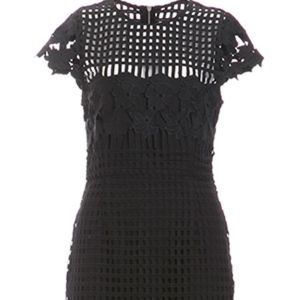 Saylor Black Lace Dress